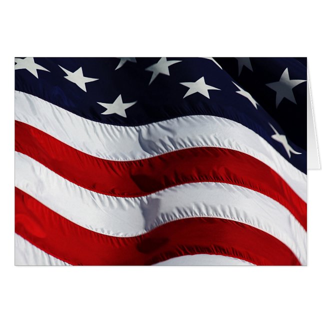 カスタマイズ可能な米国国旗 (正面横)