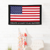 カスタマイズ可能な米国旗 横断幕 (インサイチュ)