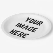 カスタマイズ可能な紙プレート ペーパープレート (アングル)