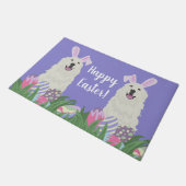 カスタマイズ可能な素晴らしピレネーイースタ ドアマット (アングル)