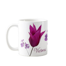 カスタマイズ可能な紫の春の花ビクトリア名