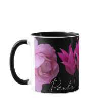 カスタマイズ可能な紫色の花肉名黒