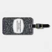 カスタマイズ可能な組版ノートブックの荷物タグ ラゲッジタグ (正面横)