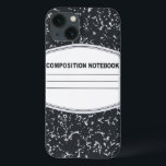 カスタマイズ可能な組版ノートブックiPadケース iPhone 13ケース<br><div class="desc">このカスタマイズ可能な組版ノートブックiPadケースを使って、古い学校に行く時が来ました。このデザインは、クラシックの黒と白の表紙に、皆の子ども時代の作文書が載っています。大文字と小文カスタマイズ字を区別するには、「カスタマイズit」アイコンを使用し、指定した宇宙にテキストを追加します。あんたのような名誉ある簡単にとってはが悪い！</div>