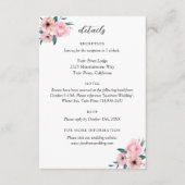 カスタマイズ可能な結婚バラのエンクロージャカード エンクロージャーカード (正面)