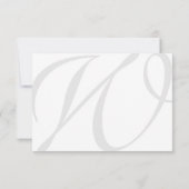 カスタマイズ可能な結婚式のお礼3枚の写真が載ったフラットカード サンキューカード (裏面)