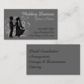 カスタマイズ可能な結婚式の名刺 名刺 (正面/裏面)