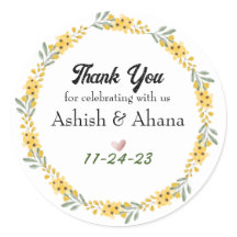 カスタマイズ可能な結婚式の引き出物スタンプ