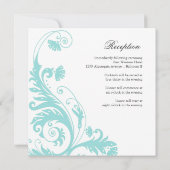 カスタマイズ可能な結婚式の招待状 招待状 (裏面)