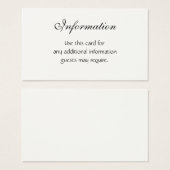 カスタマイズ可能な結婚式招待状セット (正面&裏面)