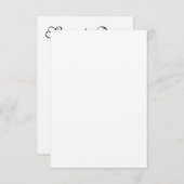 カスタマイズ可能な結婚式招待状セット 招待状 (正面/裏面)