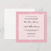 カスタマイズ可能な結婚式招待状:: DAMASK 招待状 (正面/裏面)