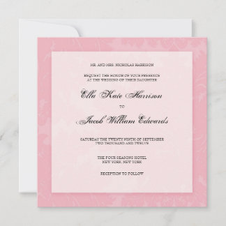 カスタマイズ可能な結婚式招待状:: DAMASK 招待状