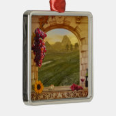 カスタマイズ可能な結婚Vineyard (s)写真オーナメント セラミックオーナメント (右)