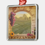 カスタマイズ可能な結婚Vineyard (s)写真オーナメント セラミックオーナメント (左)