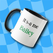 カスタマイズ可能な緑のキャップ小さなマウスマグ マグカップ