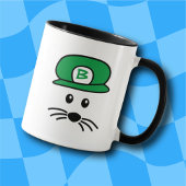 カスタマイズ可能な緑のキャップ小さなマウスマグ マグカップ
