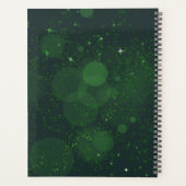 カスタマイズ可能な緑の妖精ハードカバースパイラルプランナー プランナー手帳 (裏面)