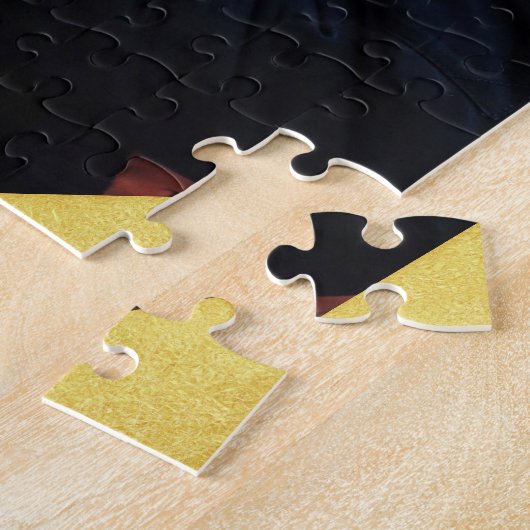 カスタマイズ可能な縦組みフォトパズル ジグソーパズル (側面)