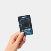 カスタマイズ可能な縦IDバッジ バッジ (手持ち)