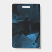 カスタマイズ可能な縦IDバッジ バッジ (裏面)