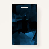 カスタマイズ可能な縦IDバッジ バッジ (裏面)