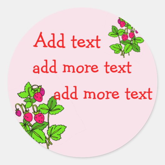 カスタマイズ可能な缶詰ラベル ラウンドシール (正面)