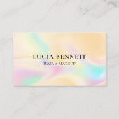 カスタマイズ可能な美しいサロンカードLashes & Glamo 名刺 (正面)