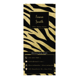 カスタマイズ可能な美しいサービスメニュー ラックカード