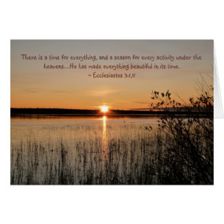 カスタマイズ可能な美しい日没カード-十分に