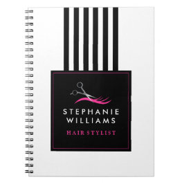 カスタマイズ可能な美容師のノート ノートブック