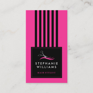 カスタマイズ可能な美容師の名刺のテンプレート 名刺