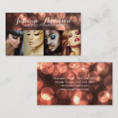 カスタマイズ可能な美容師の名刺 名刺 (正面/裏面)