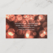 カスタマイズ可能な美容師の名刺 名刺 (裏面)