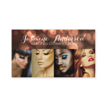 カスタマイズ可能な美容師の名刺