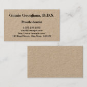 カスタマイズ可能な義肢装具士名刺 名刺 (正面/裏面)