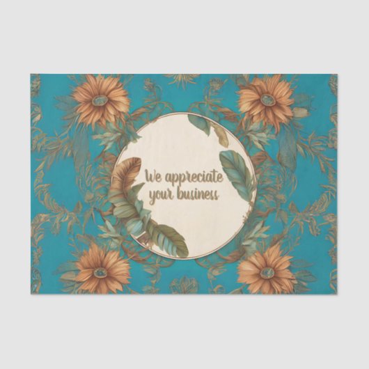 カスタマイズ可能な羽の組織の包装紙 薄葉紙 (正面)