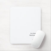 カスタマイズ可能な考え過ぎではないデザイン マウスパッド (マウス)