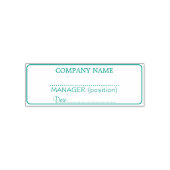 カスタマイズ可能な職位の署名企業の日 セルフインキングスタンプ (デザイン)