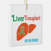 カスタマイズ可能な肝移植オーナメント セラミックオーナメント (右)