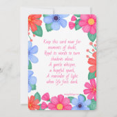 カスタマイズ可能な肯定感動的動機 (裏面)