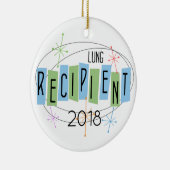 カスタマイズ可能な肺受容器 セラミックオーナメント (右)