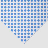 カスタマイズ可能な背景が付いている青い水玉模様 薄葉紙 (詳細)