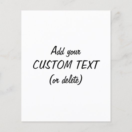 カスタマイズ可能な背景でチアリーダーが応援 チラシ (裏面)