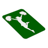 カスタマイズ可能な背景チアリーダーチアリーティング マグネット (右側)