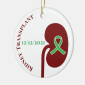 カスタマイズ可能な腎移植オーナメント セラミックオーナメント (左)