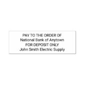 カスタマイズ可能な自動手書きスタンプの順番に支払う セルフインキングスタンプ (デザイン)