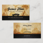 カスタマイズ可能な自動車の名刺 名刺 (正面/裏面)