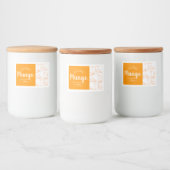 カスタマイズ可能な自家製マンゴー食品ラベル フードラベル (ボトル)