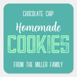 カスタマイズ可能な自家製ラベルHM001_43rdv1 スクエアシール